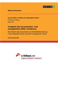 Vergleich des koreanischen- und europäischen INTEL Verfahrens