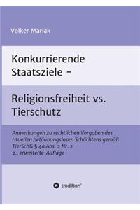 Konkurrierende Staatsziele - Religionsfreiheit vs. Tierschutz