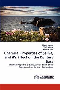 Chemical Properties of Saliva, and It's Effect on the Denture Base
