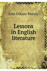 Lessons in English Literature