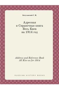Address and Reference Book All Kiev as for 1914