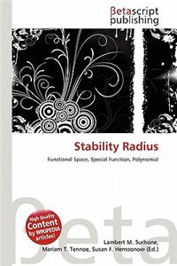 Stability Radius