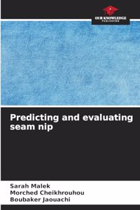 Predicting and evaluating seam nip