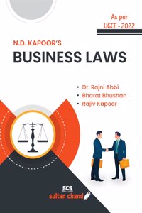 N.d. Kapoor's Business Laws: As Per UGCF - 2022
