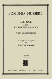 Die Idee der Phänomenologie