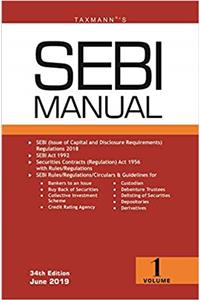 SEBI Manual (Set Of Three Volumes)