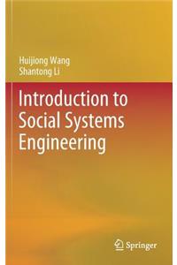 Introduction to Social Systems Engineering