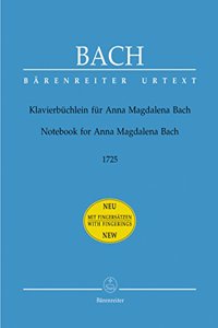 Notebook for Anna Magdalena Bach 1725 (Piano with fingerings)