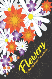 Flowers Coloring Book For Adults