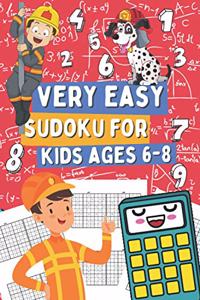 Very Easy Sudoku for Kids Ages 6-8