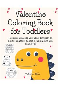 Valentine Coloring Book for Toddlers