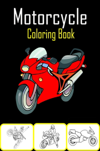 Motorcycle Coloring Book