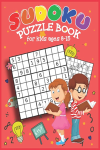 Sudoku Puzzle Book for Kids Ages 8 -15: Four Puzzles Per Page - Easy, intermediate, Difficult Puzzle With Solutions (Puzzles &Brain Games for Kids), STAR 042: studying kid design