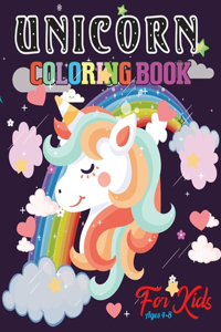 Unicorn Coloring Book for Kids Ages 4-8