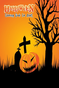 Halloween Coloring Book For Adult