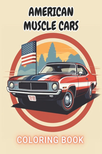 American Muscle Cars Coloring Book for Adult