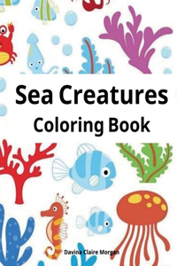 Sea Creatures Coloring Book