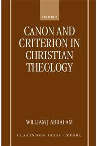 Canon and Criterion in Christian Theology