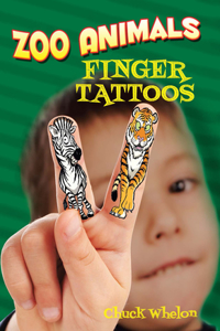 Zoo Animals Finger Tattoos