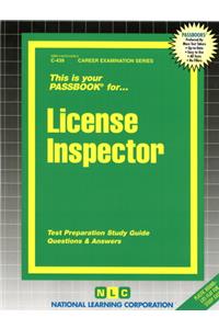 License Inspector: Passbooks Study Guide