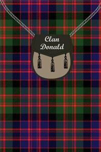 Clan Donald Tartan Journal/Notebook