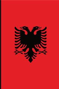 Albania Flag Notebook - Albanian Flag Book - Albania Travel Journal