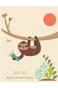 Weekly and Monthly Planner 2020 - 2021