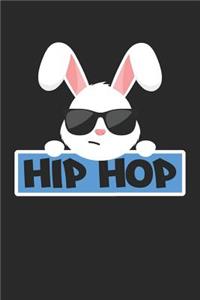 Easter Notebook - Funny Easter Hip Hop Easter Bunny With Sunglasses - Easter Journal - Easter Diary: Medium College-Ruled Journey Diary, 110 page, Lined, 6x9 (15.2 x 22.9 cm)