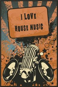 House Musik Notizbuch