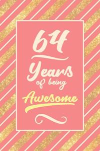 64th Birthday Journal