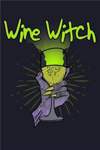 Wine Witch: Blank Paper Sketch Book - Artist Sketch Pad Journal for Sketching, Doodling, Drawing, Painting or Writing