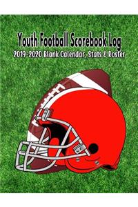 Youth Football Scorebook Log