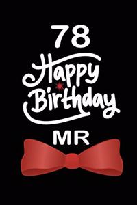 78 Happy birthday mr