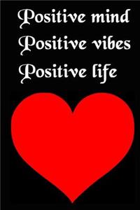 Positive Mind Positive Vibes Positive Life