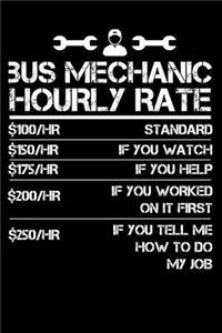 Bus Mechanic Hourly Rate