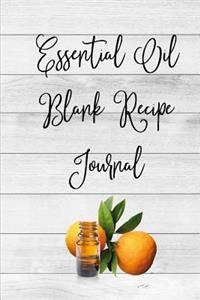 Essential Oil Blank Recipe Journal