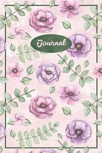 Watercolor Floral Journal