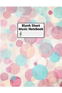 Blank Sheet Music Notebook