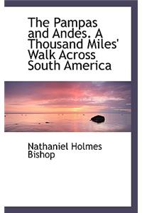 The Pampas and Andes. a Thousand Miles' Walk Across South America