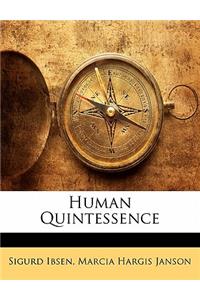 Human Quintessence