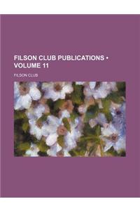 Filson Club Publications (Volume 11)