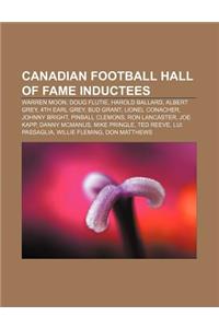 Canadian Football Hall of Fame Inductees
