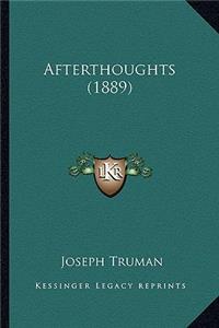 Afterthoughts (1889)