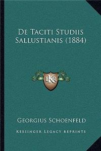 De Taciti Studiis Sallustianis (1884)