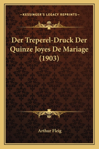 Treperel-Druck Der Quinze Joyes De Mariage (1903)