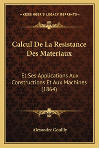 Calcul De La Resistance Des Materiaux