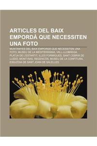 Articles del Baix Emporda Que Necessiten Una Foto