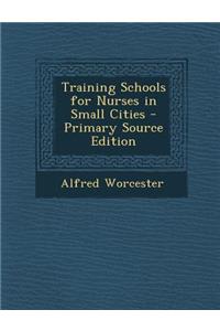 Training Schools for Nurses in Small Cities