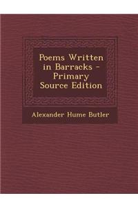 Poems Written in Barracks