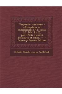 Vesperale Romanum